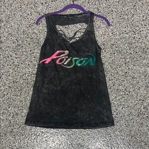 Rock & Republic Charcoal poison tank XS Loose fit